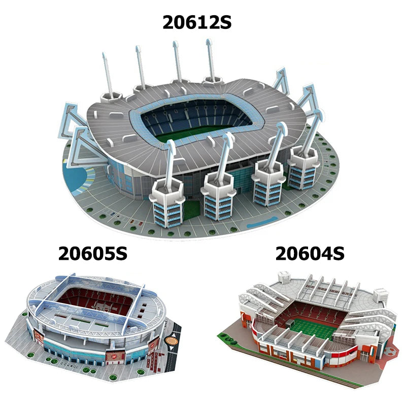 3D DIY Mini Football Stadium Puzzle – Model Building Kit for Fans & Kids 3D DIY Mini Football Stadium Puzzle – Model Building Kit for Fans & Kids