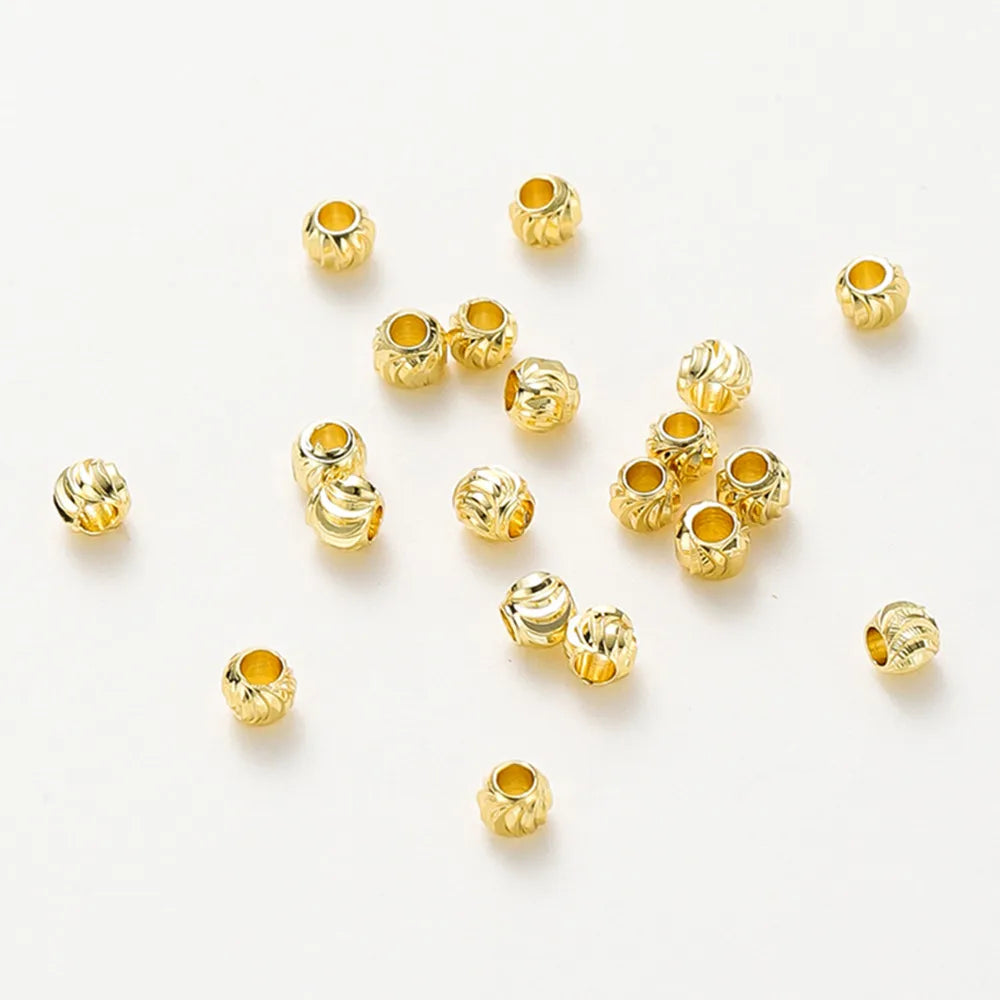 20pcs 18K Gold Plated Flower Spacer Beads 20pcs 18K Gold Plated Flower Spacer Beads