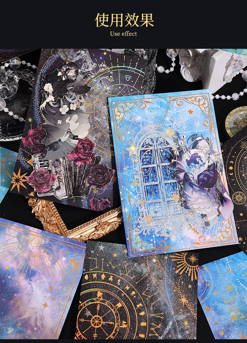 15pcs INS Dreamy Sky Theme Decorative Craft Paper 15pcs INS Dreamy Sky Theme Decorative Craft Paper