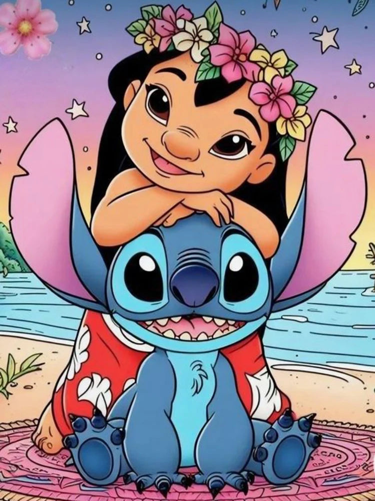 Diamond Painting Kit – Lilo & Stitch, Mario, Pikachu Full Drill Mosaic Art Diamond Painting Kit – Lilo & Stitch, Mario, Pikachu Full Drill Mosaic Art