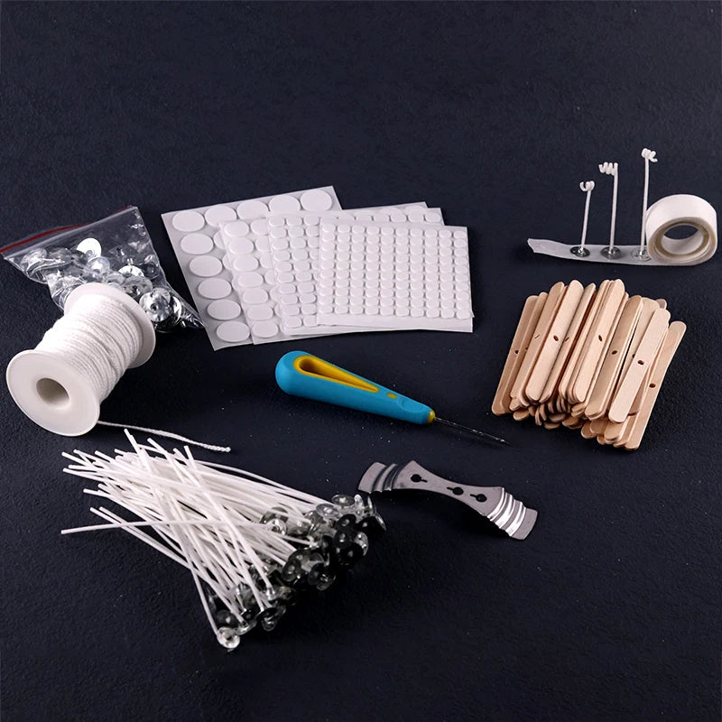 Pre-Waxed Cotton Candle Wicks – 2.6–20cm with Sustainer Tabs (Smokeless) Pre-Waxed Cotton Candle Wicks – 2.6–20cm with Sustainer Tabs (Smokeless)