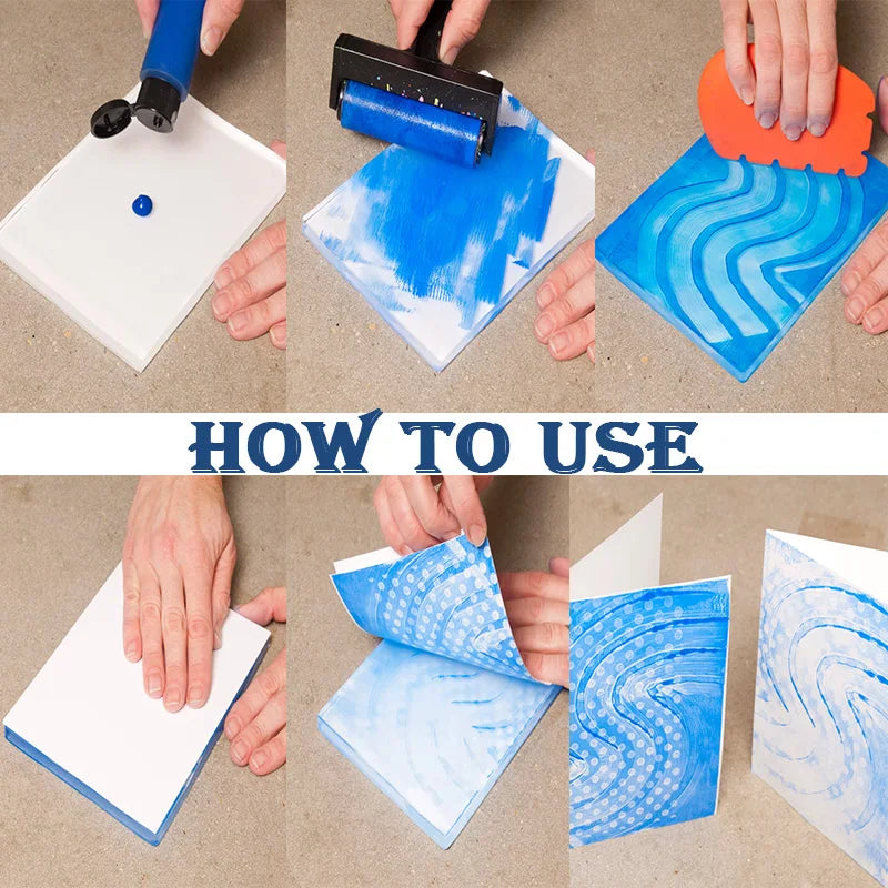 Gel Arts Gel Printing Plate – Reusable Monoprint Plate for Arts & Crafts Gel Arts Gel Printing Plate – Reusable Monoprint Plate for Arts & Crafts