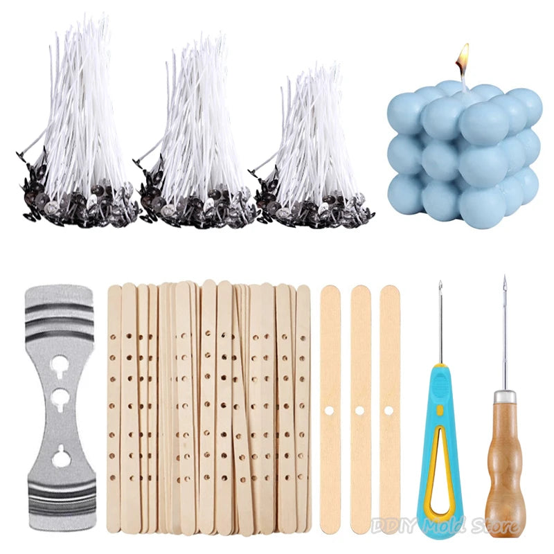 120pcs Waxed Cotton Candle Wicks with Stand – DIY Candle Making Supplies 120pcs Waxed Cotton Candle Wicks with Stand – DIY Candle Making Supplies