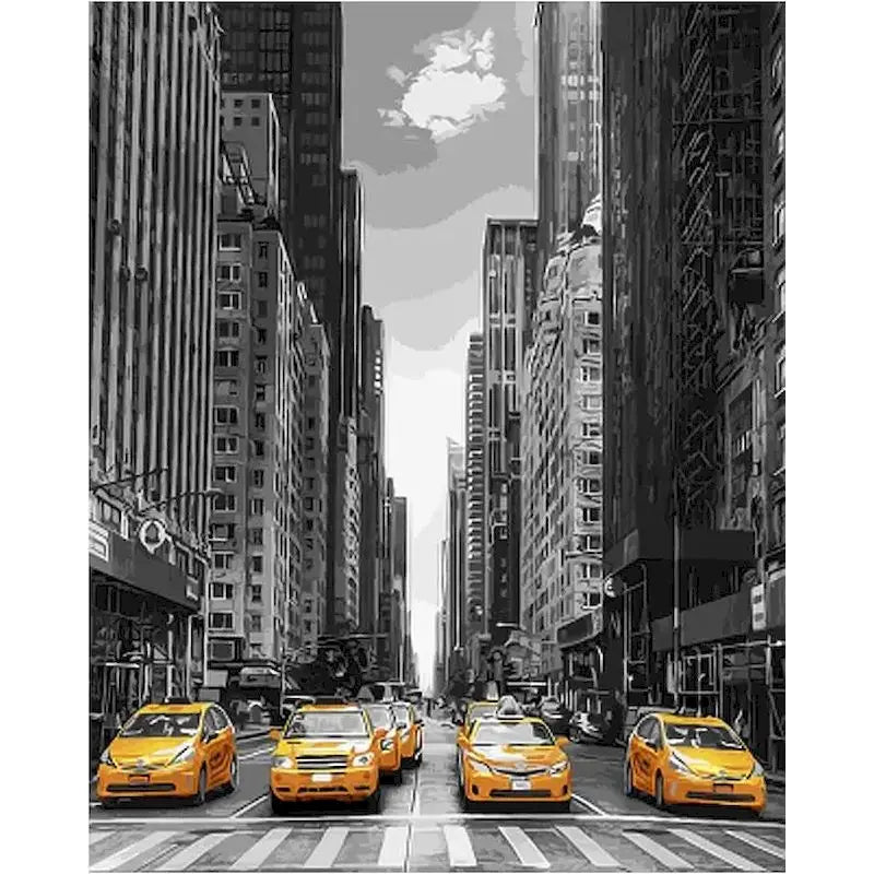 Cityscape Paint by Numbers Kit – DIY Canvas Art with Frame for Adults Cityscape Paint by Numbers Kit – DIY Canvas Art with Frame for Adults