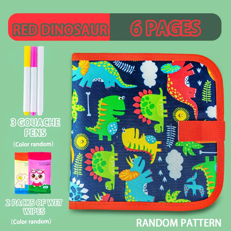 Reusable Doodle Book – 12 Pen Drawing Pad for Kids Reusable Doodle Book – 12 Pen Drawing Pad for Kids