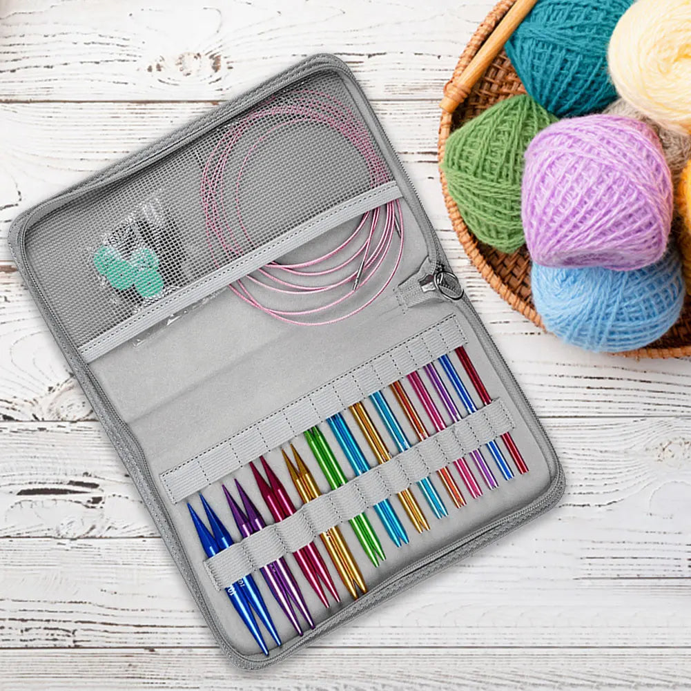 Interchangeable Knitting & Crochet Needle Set Interchangeable Knitting & Crochet Needle Set