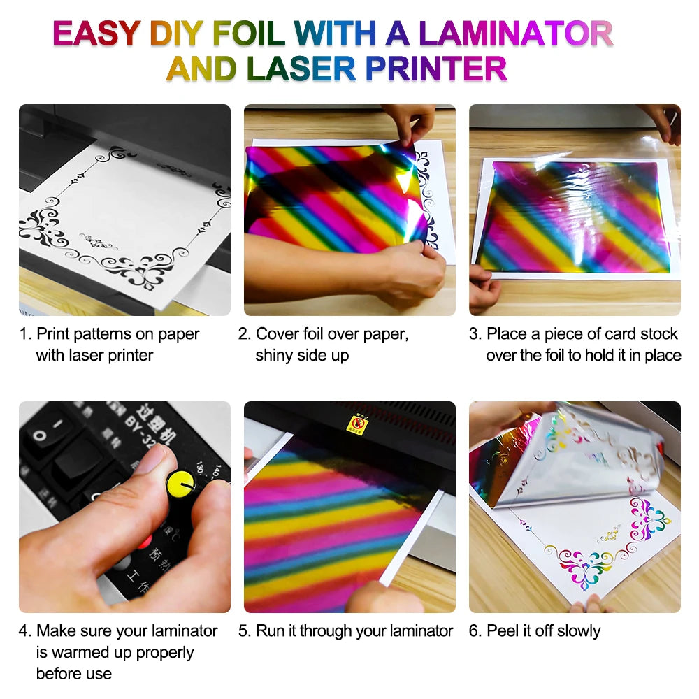 5m Toner Reactive Heat-Activated Foil for Hot Stamping 5m Toner Reactive Heat-Activated Foil for Hot Stamping