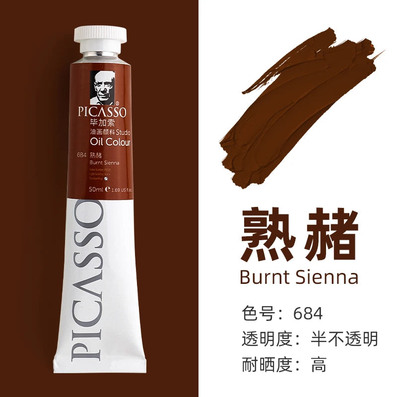 170ml LargeTubes Oil Paint Non-Toxic Excellent Tinting Strength 170ml LargeTubes Oil Paint Non-Toxic Excellent Tinting Strength