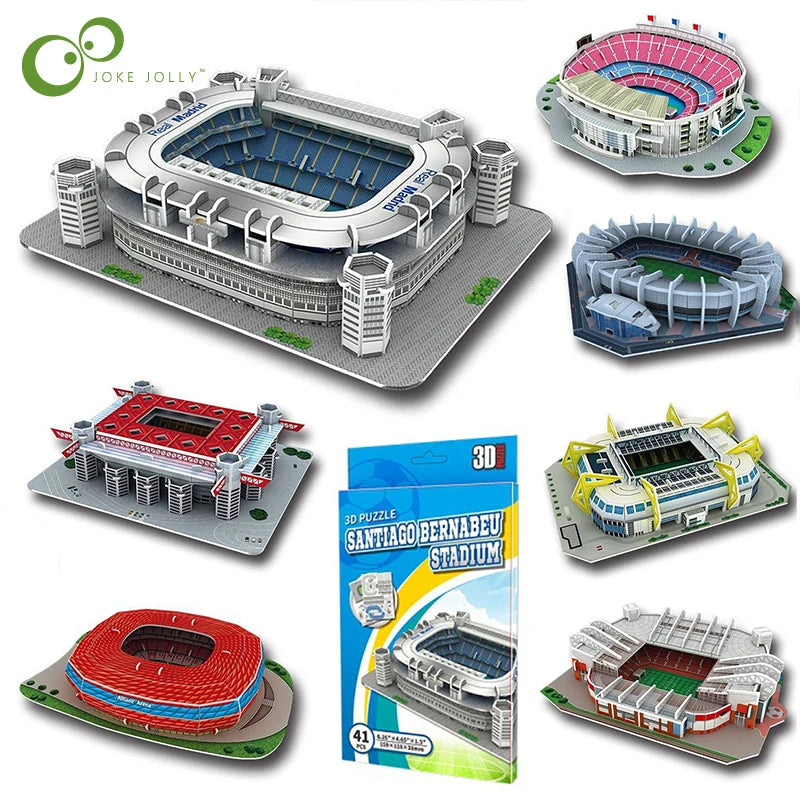 3D DIY Mini Football Stadium Puzzle – Model Building Kit for Fans & Kids 3D DIY Mini Football Stadium Puzzle – Model Building Kit for Fans & Kids