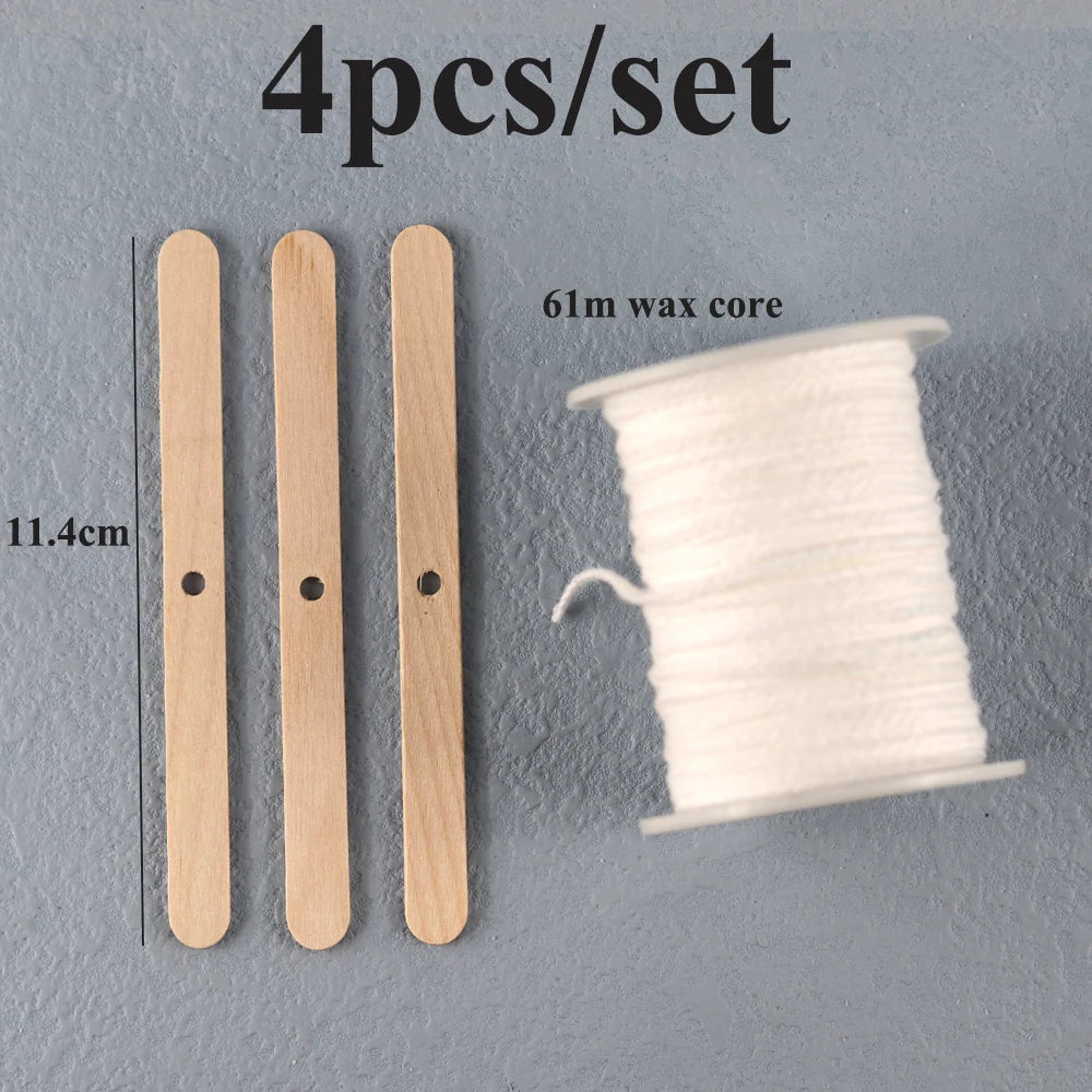 Pre-Waxed Cotton Candle Wicks – 2.6–20cm with Sustainer Tabs (Smokeless) Pre-Waxed Cotton Candle Wicks – 2.6–20cm with Sustainer Tabs (Smokeless)