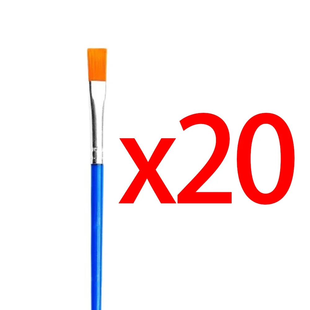 Kids’ Paint Brush Set – 5 to 200pcs, Flat/Round/Pointed Tips Kids’ Paint Brush Set – 5 to 200pcs, Flat/Round/Pointed Tips