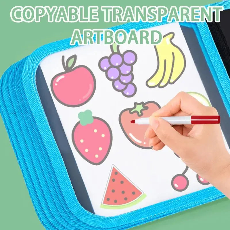Reusable Doodle Book – 12 Pen Drawing Pad for Kids Reusable Doodle Book – 12 Pen Drawing Pad for Kids