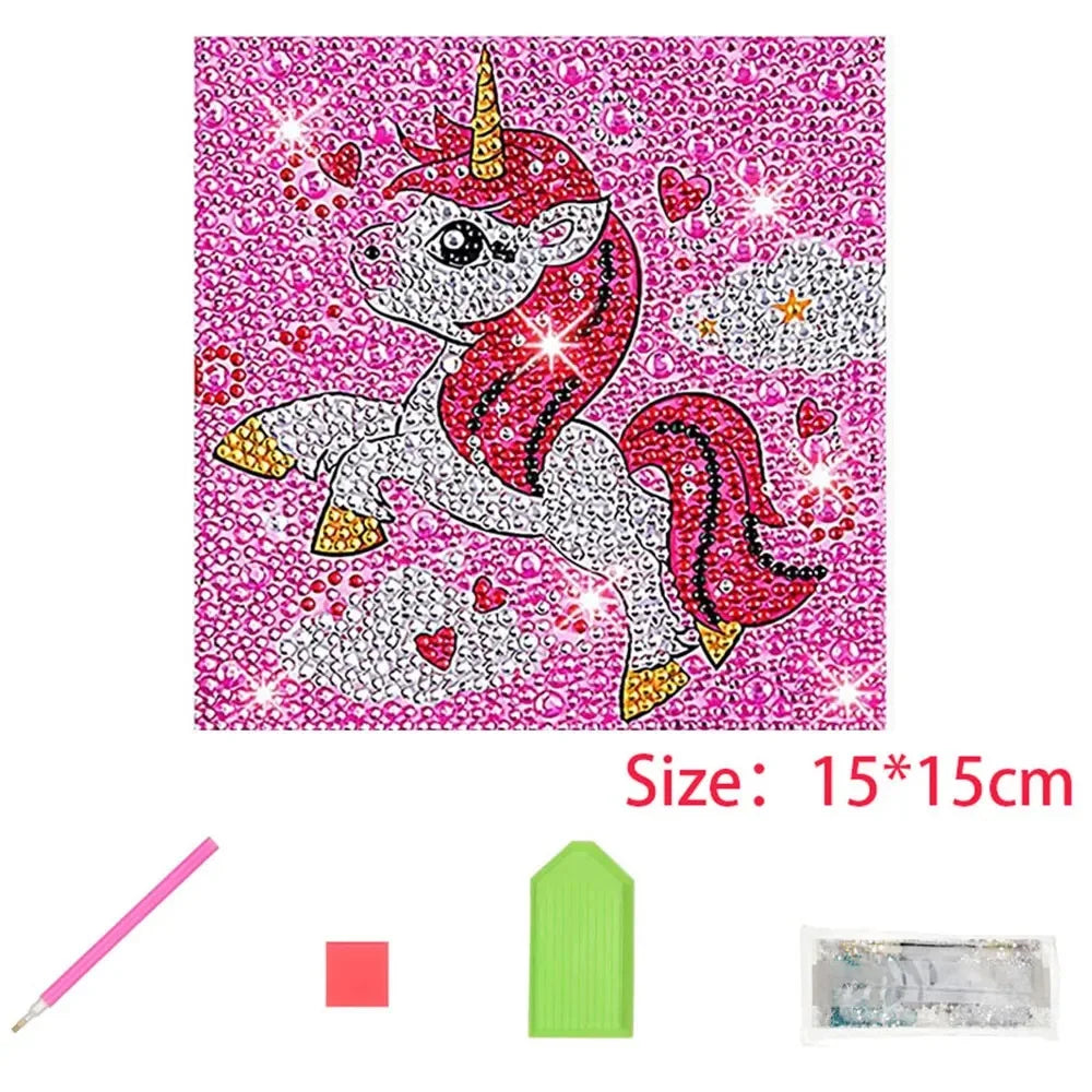 Kids 5D Diamond Art Painting Kit – Animal Design Kids 5D Diamond Art Painting Kit – Animal Design