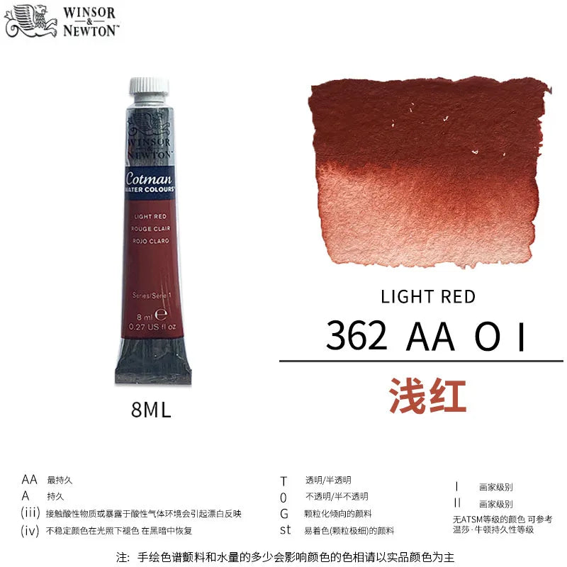 Winsor & Newton Cotman Watercolor – 8ml Artist Tube Winsor & Newton Cotman Watercolor – 8ml Artist Tube