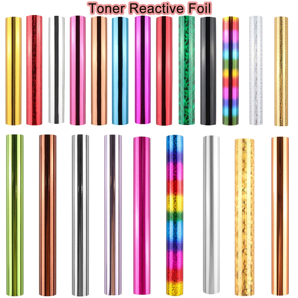 5m Toner Reactive Heat-Activated Foil for Hot Stamping 5m Toner Reactive Heat-Activated Foil for Hot Stamping