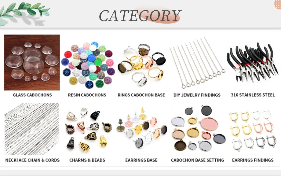 Multi-Size Open Jump Rings Set – 8 Colors, 3-10mm Multi-Size Open Jump Rings Set – 8 Colors, 3-10mm