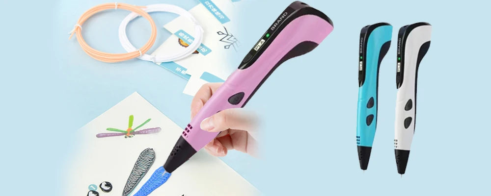 3D Printing Pen with PLA Filament & Case 3D Printing Pen with PLA Filament & Case