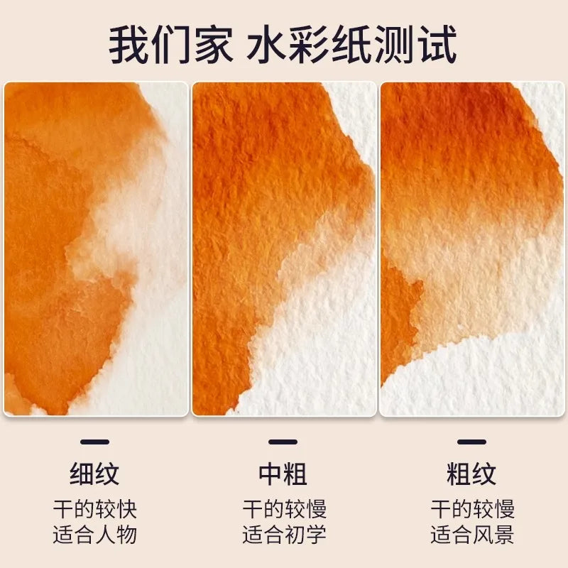 Baohong Watercolor Block – 20 Sheets, 300gsm, 100% Cotton Baohong Watercolor Block – 20 Sheets, 300gsm, 100% Cotton