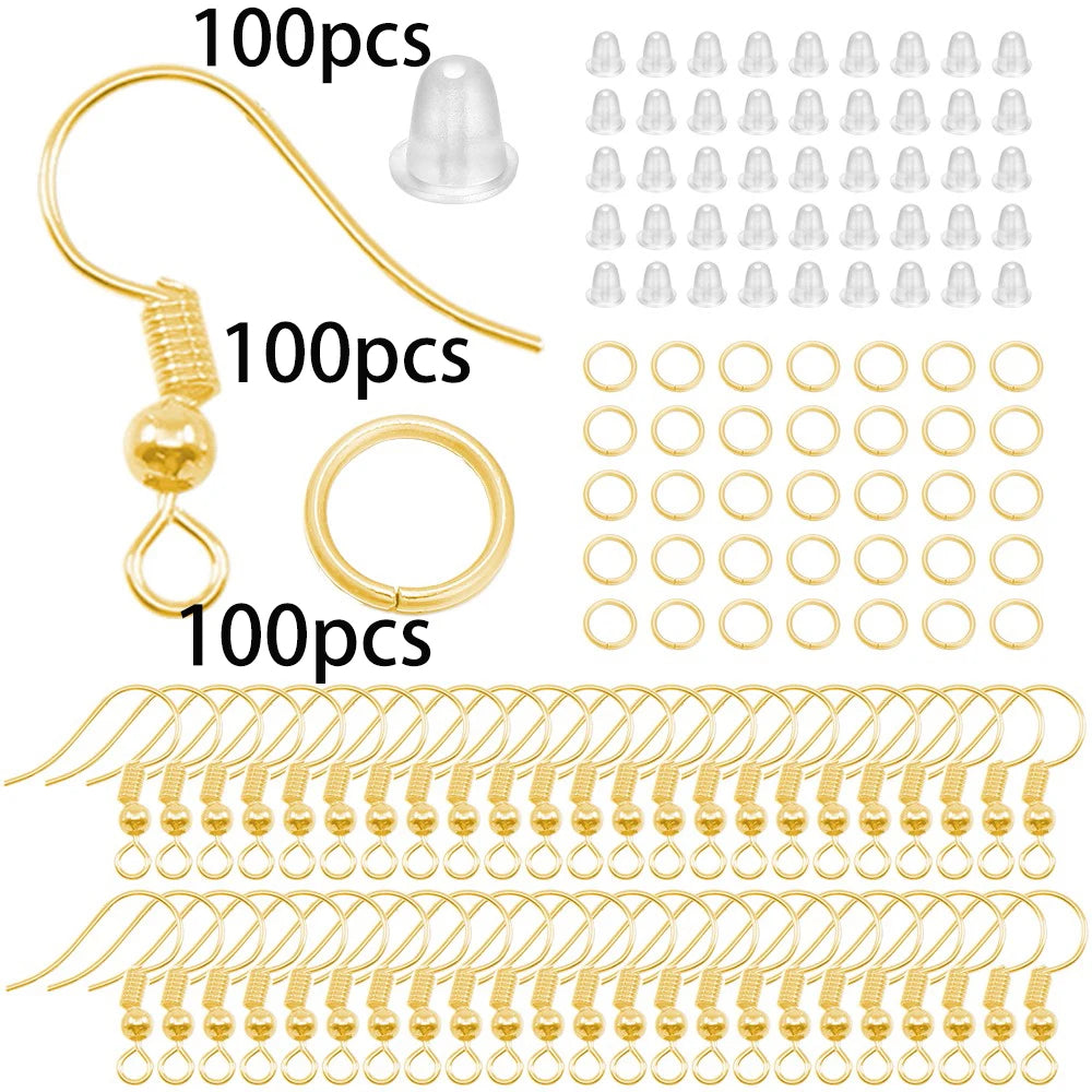 Jewelry Findings Kit – 210–400pcs Clasps, Crimps, Jump Rings & Beads Jewelry Findings Kit – 210–400pcs Clasps, Crimps, Jump Rings & Beads