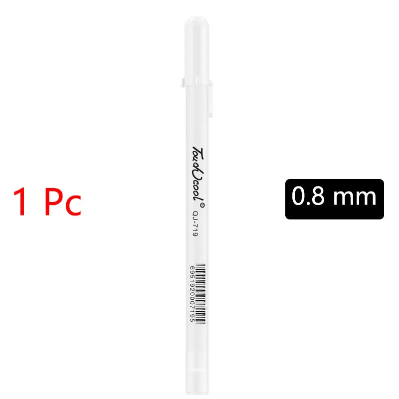 White Waterproof Marker Pens – Oily Gel Brush Set White Waterproof Marker Pens – Oily Gel Brush Set