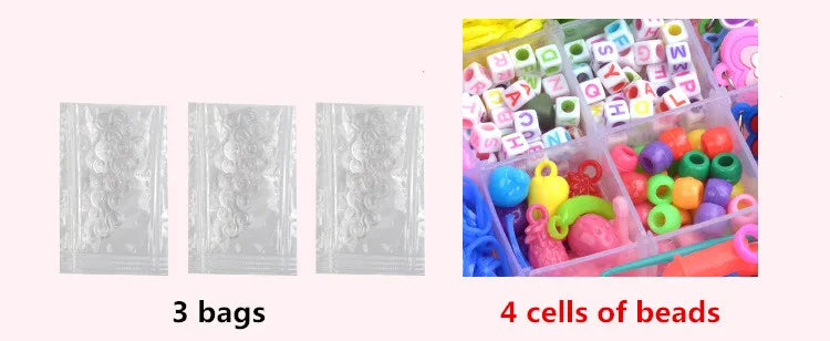 Colorful Loom Bands DIY Bracelet Kit Colorful Loom Bands DIY Bracelet Kit