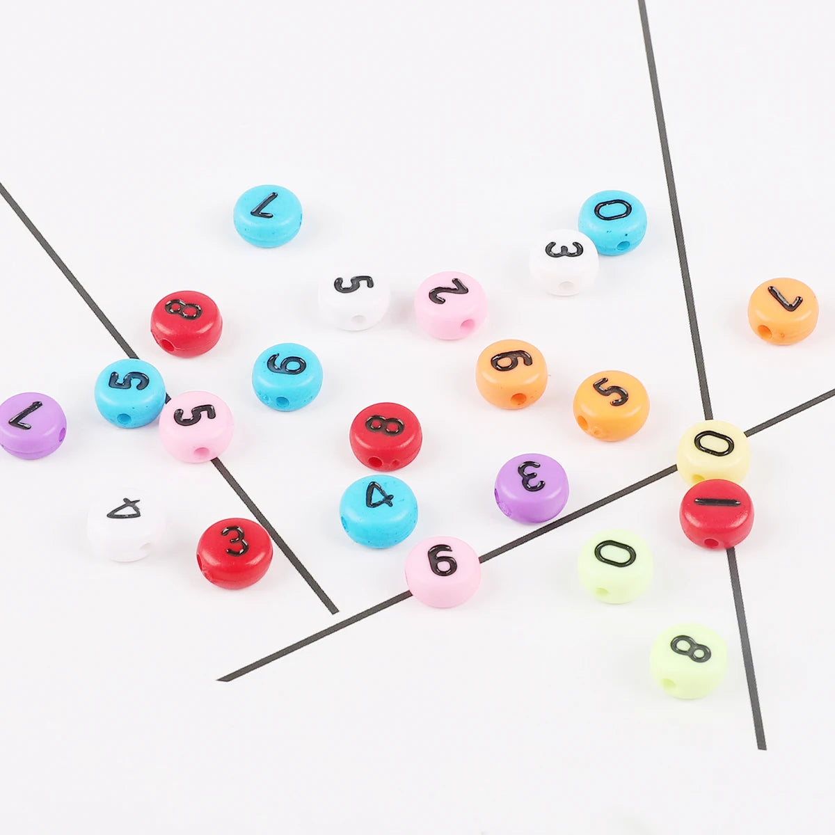 7mm Alphabet Acrylic Beads – 100pcs Kit 7mm Alphabet Acrylic Beads – 100pcs Kit