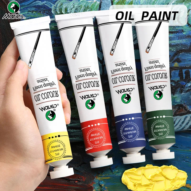 Marie's 50ml Professional Oil Paint – Rich Pigments for Artists & Beginners Marie's 50ml Professional Oil Paint – Rich Pigments for Artists & Beginners