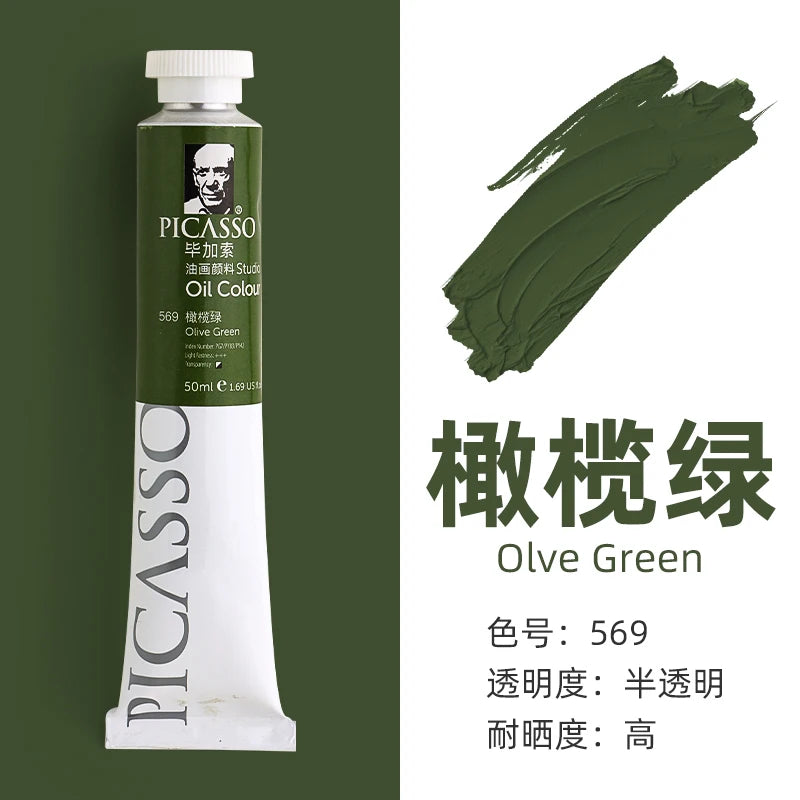 170ml LargeTubes Oil Paint Non-Toxic Excellent Tinting Strength 170ml LargeTubes Oil Paint Non-Toxic Excellent Tinting Strength