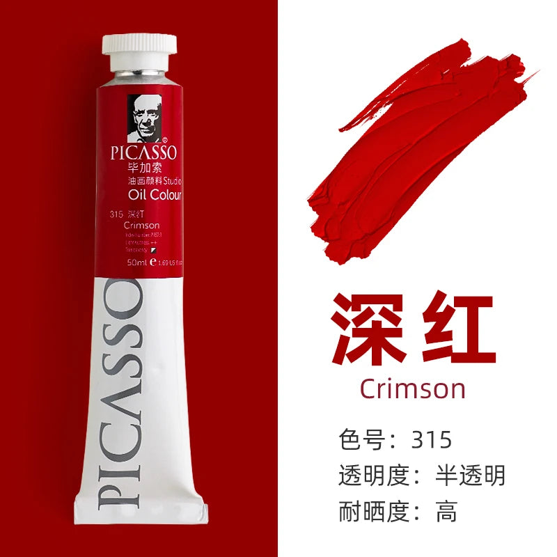 170ml LargeTubes Oil Paint Non-Toxic Excellent Tinting Strength 170ml LargeTubes Oil Paint Non-Toxic Excellent Tinting Strength