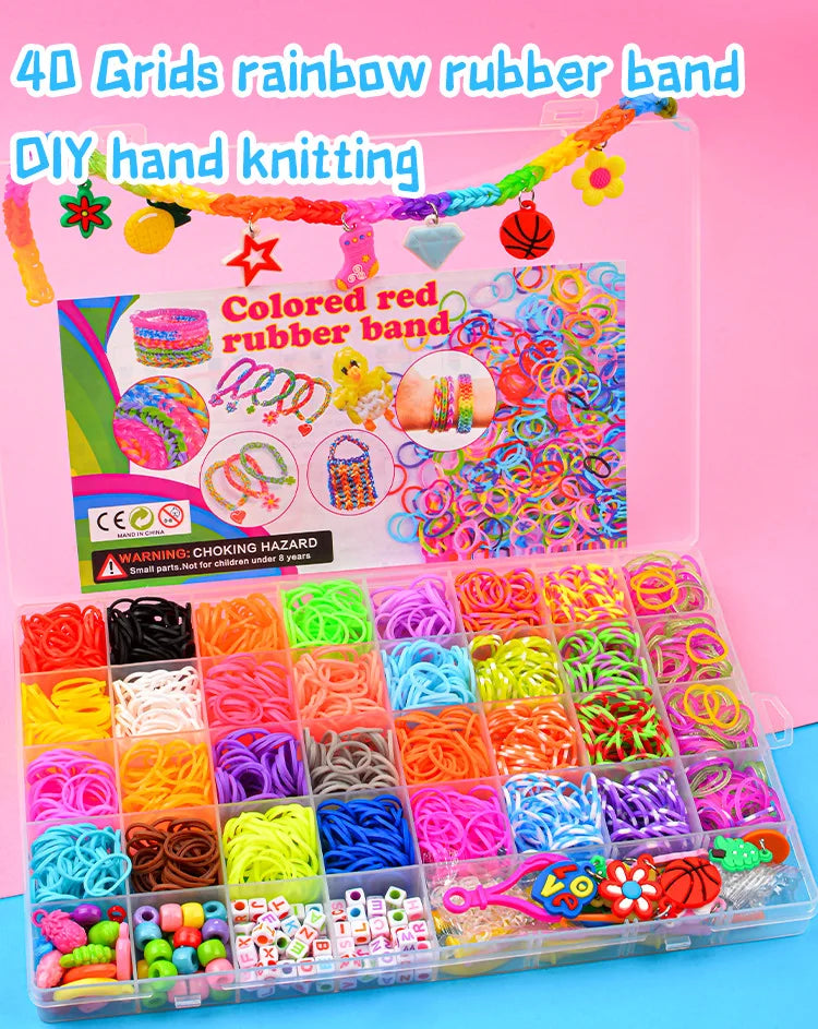 Colorful Loom Bands DIY Bracelet Kit Colorful Loom Bands DIY Bracelet Kit