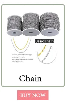 5M Stainless Steel Necklace Tail Chain – 3 Sizes 5M Stainless Steel Necklace Tail Chain – 3 Sizes