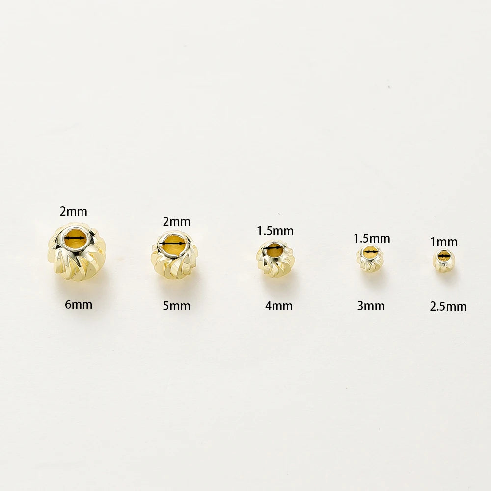 20pcs 18K Gold Plated Flower Spacer Beads 20pcs 18K Gold Plated Flower Spacer Beads