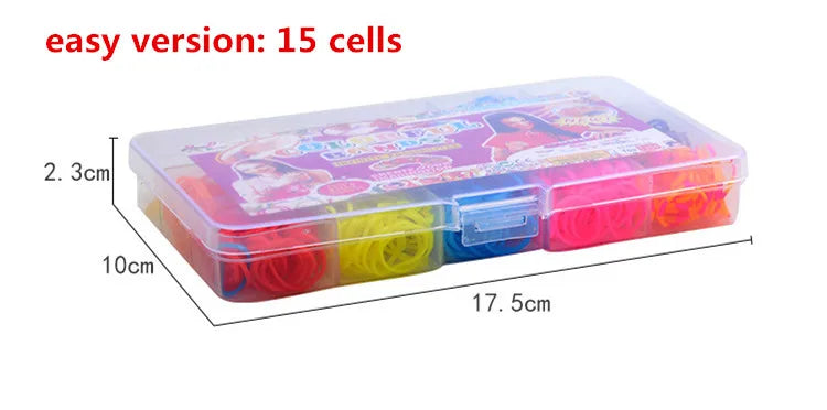 Colorful Loom Bands DIY Bracelet Kit Colorful Loom Bands DIY Bracelet Kit