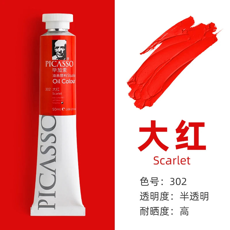 170ml LargeTubes Oil Paint Non-Toxic Excellent Tinting Strength 170ml LargeTubes Oil Paint Non-Toxic Excellent Tinting Strength