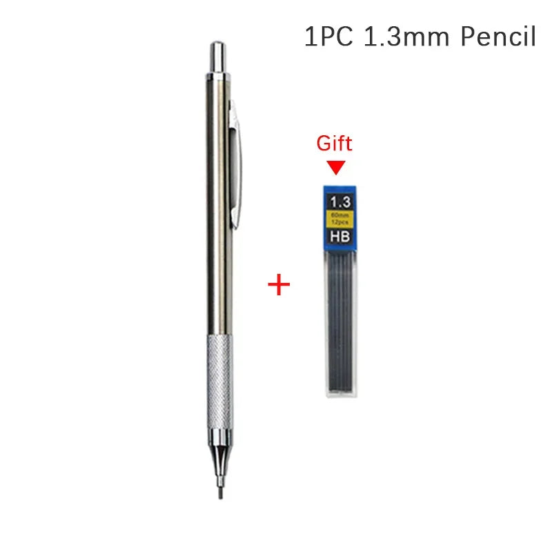 Full Metal Mechanical Pencil Set – 0.3 to 2.0mm Full Metal Mechanical Pencil Set – 0.3 to 2.0mm