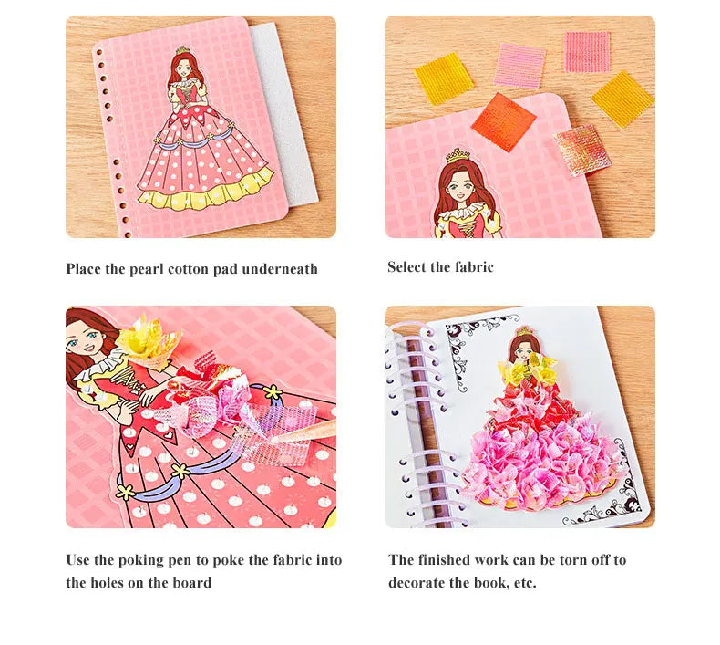DIY Princess Poking Painting Craft Kit DIY Princess Poking Painting Craft Kit