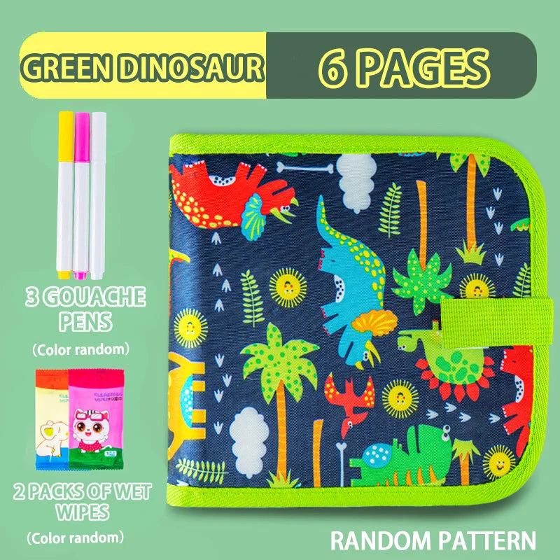Reusable Doodle Book – 12 Pen Drawing Pad for Kids Reusable Doodle Book – 12 Pen Drawing Pad for Kids