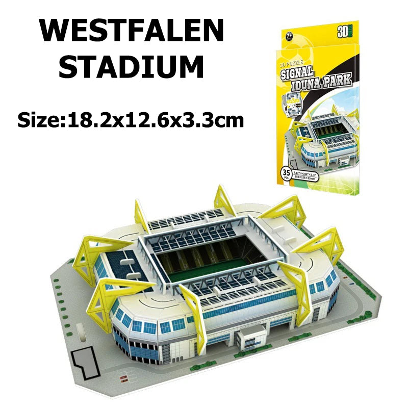 3D DIY Mini Football Stadium Puzzle – Model Building Kit for Fans & Kids 3D DIY Mini Football Stadium Puzzle – Model Building Kit for Fans & Kids