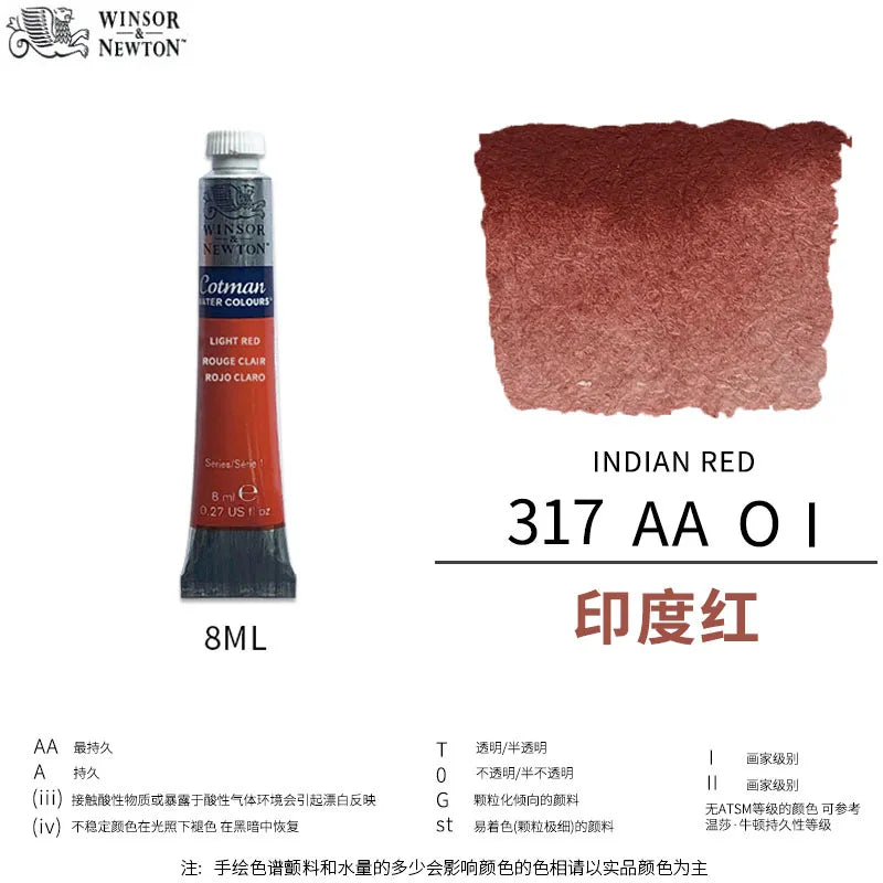 Winsor & Newton Cotman Watercolor – 8ml Artist Tube Winsor & Newton Cotman Watercolor – 8ml Artist Tube