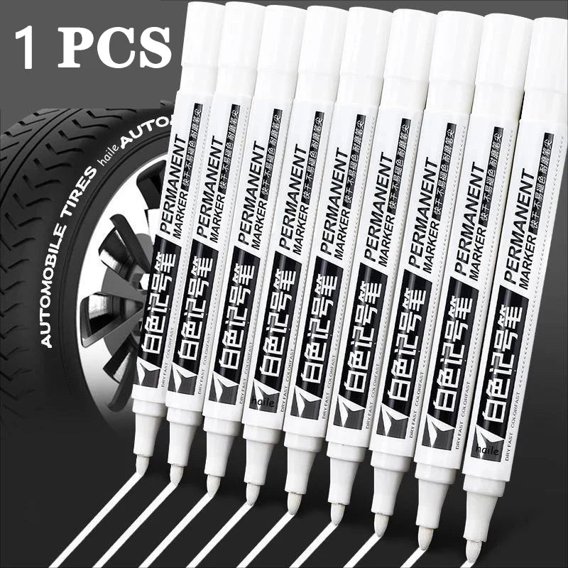 White Waterproof Marker Pens – Oily Gel Brush Set White Waterproof Marker Pens – Oily Gel Brush Set