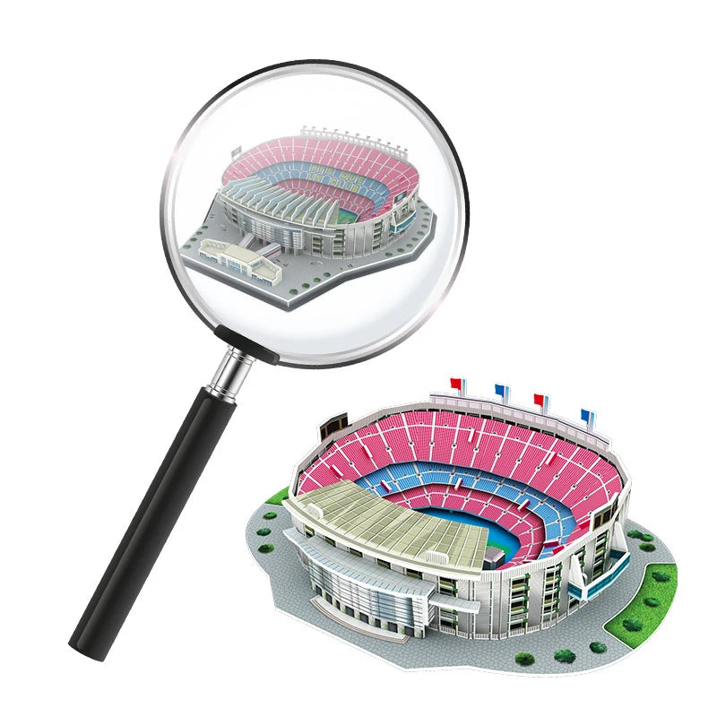 3D DIY Mini Football Stadium Puzzle – Model Building Kit for Fans & Kids 3D DIY Mini Football Stadium Puzzle – Model Building Kit for Fans & Kids