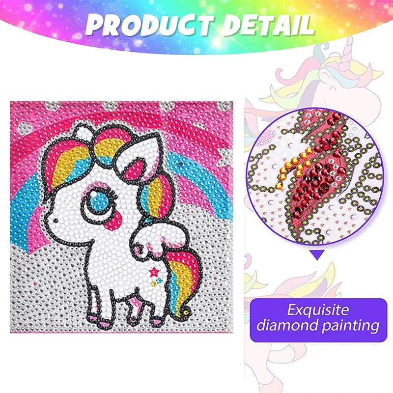 Kids 5D Diamond Art Painting Kit – Animal Design Kids 5D Diamond Art Painting Kit – Animal Design
