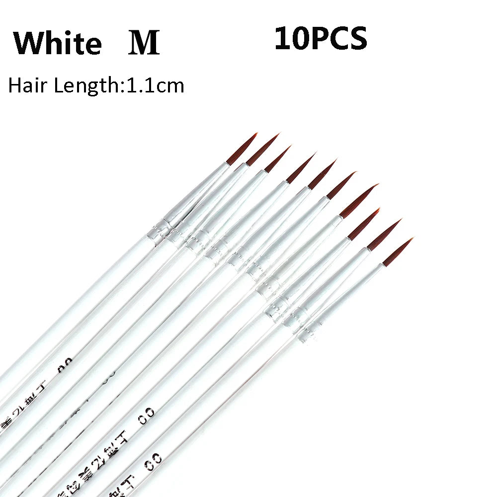 10pcs Fine Detail Paint Brush Set 10pcs Fine Detail Paint Brush Set