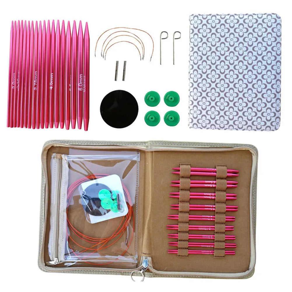 Interchangeable Knitting & Crochet Needle Set Interchangeable Knitting & Crochet Needle Set
