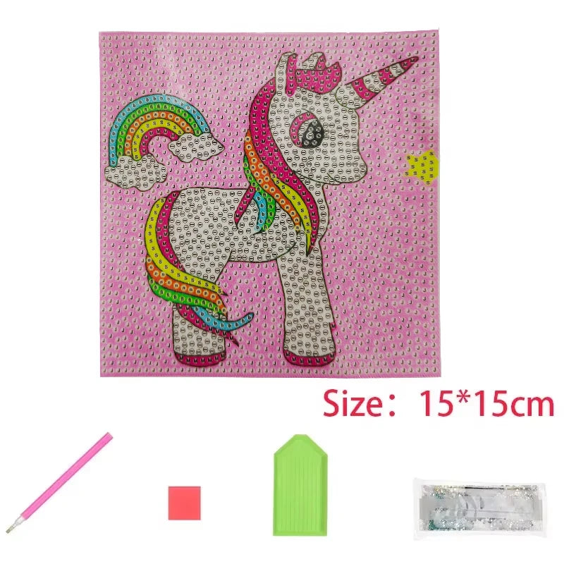 Kids 5D Diamond Art Painting Kit – Animal Design Kids 5D Diamond Art Painting Kit – Animal Design