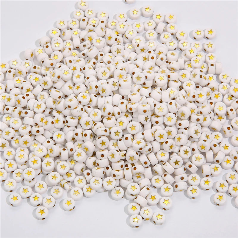 7mm Alphabet Acrylic Beads – 100pcs Kit 7mm Alphabet Acrylic Beads – 100pcs Kit
