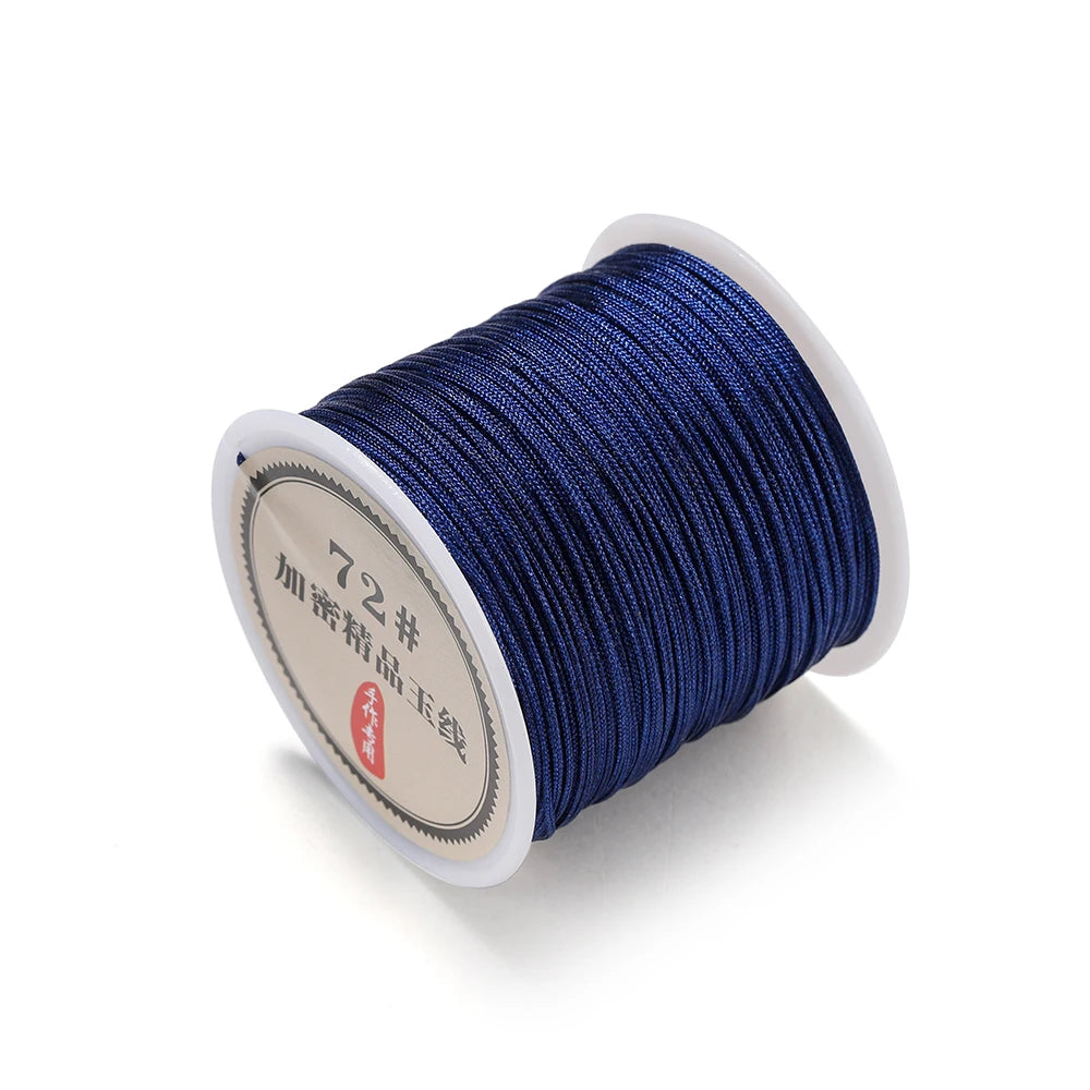 50M Nylon Chinese Knot Cord – 0.8mm Braided String for DIY Jewelry & Tassels 50M Nylon Chinese Knot Cord – 0.8mm Braided String for DIY Jewelry & Tassels