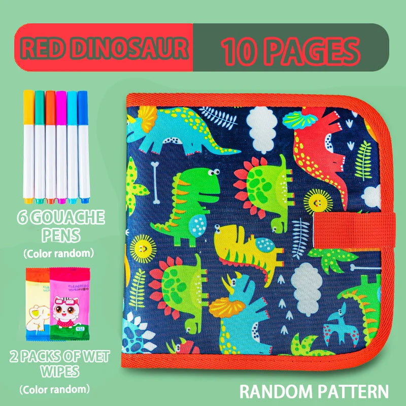 Reusable Doodle Book – 12 Pen Drawing Pad for Kids Reusable Doodle Book – 12 Pen Drawing Pad for Kids