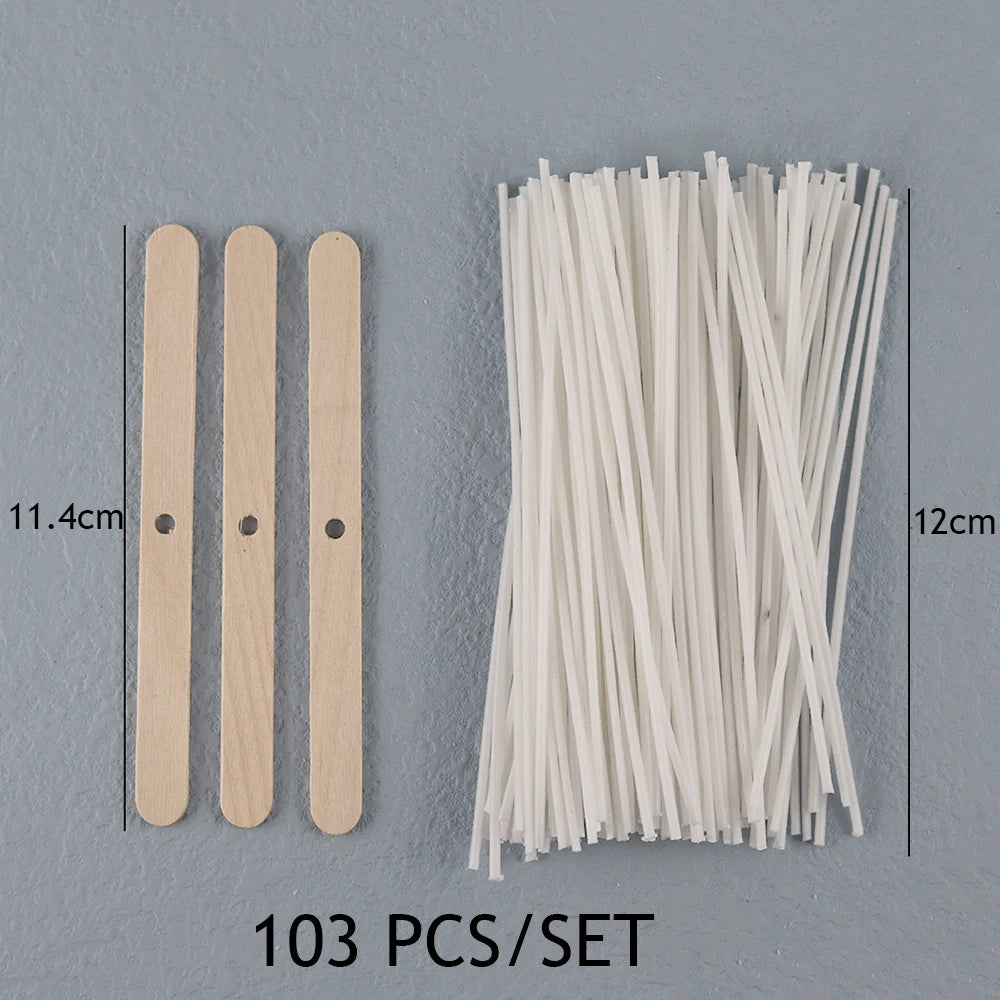 Pre-Waxed Cotton Candle Wicks – 2.6–20cm with Sustainer Tabs (Smokeless) Pre-Waxed Cotton Candle Wicks – 2.6–20cm with Sustainer Tabs (Smokeless)