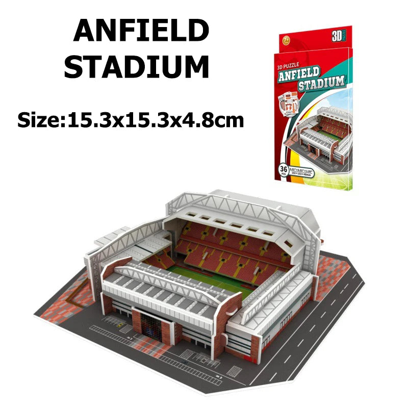 3D DIY Mini Football Stadium Puzzle – Model Building Kit for Fans & Kids 3D DIY Mini Football Stadium Puzzle – Model Building Kit for Fans & Kids